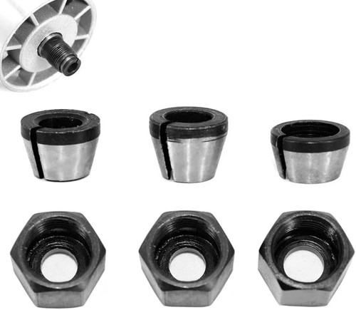 Set wood router collet - router,
